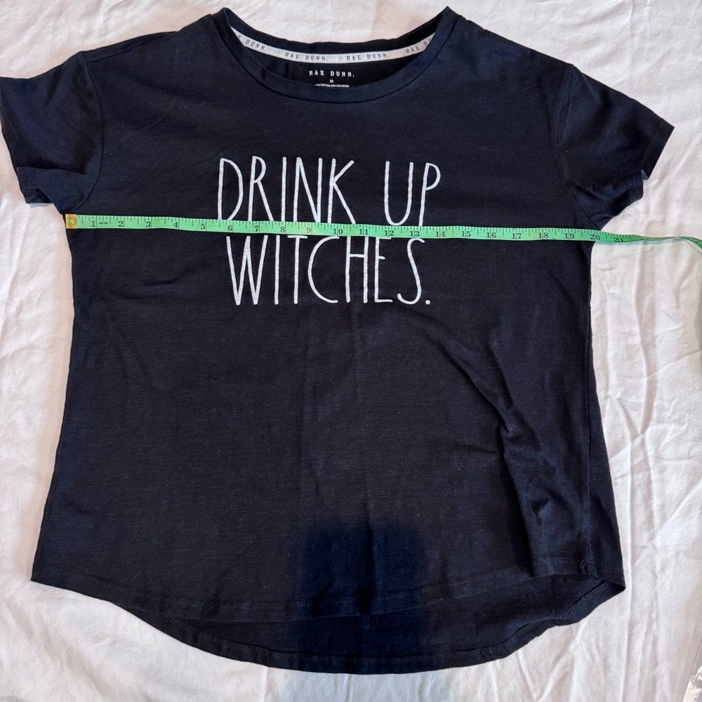Rae Dunn Black Tee - Drink Up Witches - Picture 4 of 7
